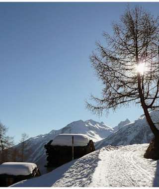 Winterwanderweg Lauchernalp - Kippel
