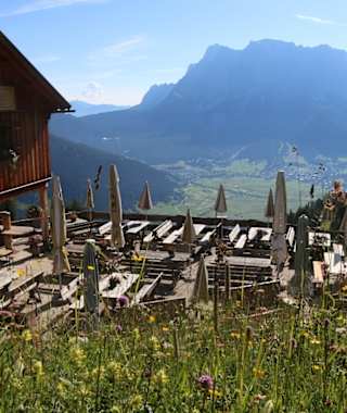 Die Wolfratshauser Hütte in den Lechtaler Alpen