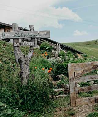 Der TEH Kräutergarten ist das Herzstück der Zachhofalm