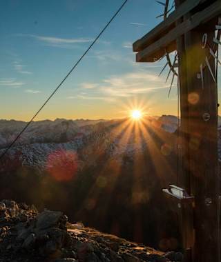Tolle Stimmung auf der Zechnerkarspitze im Salzburger Lungau