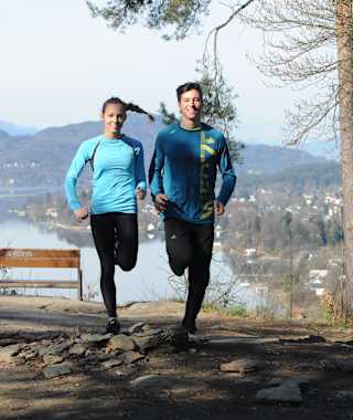Jogger auf der Zillhöhe