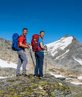 Blick zurück zum Hohen Sonnblick