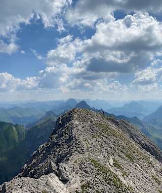 Gratwanderung zum Gipfel
