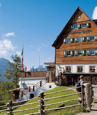 Die Austriahütte beherbergt auch ein Museum über die Geschichte des Dachsteins