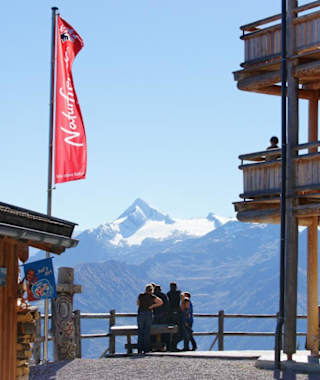 Ausblick von der Pinzgauer Hütte