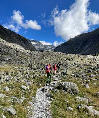 Anstieg zur Kürsinger Hütte