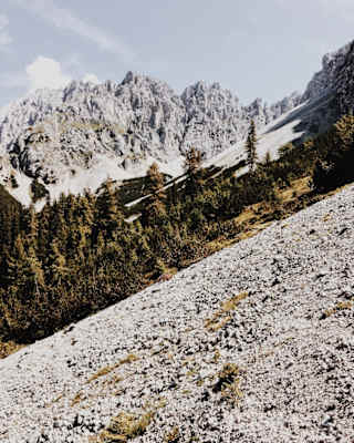 Ernst Merkinger wandert weit Karwendel