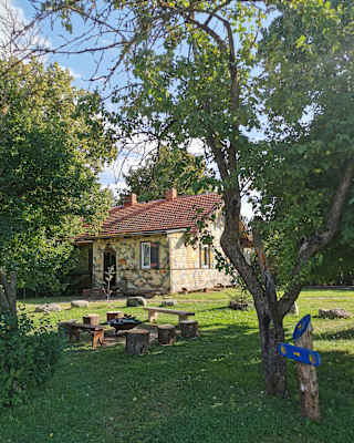 Pilgerweg Camino Lituano Pilgerherberge Christine Thürmer