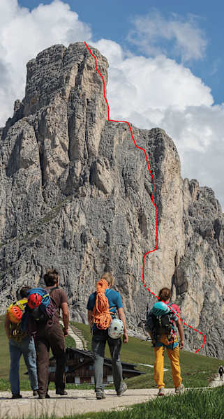 Via Mamma e Papà, Dolomiten