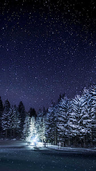 Sternenzelt in den Gutensteiner Alpen in Niederösterreich