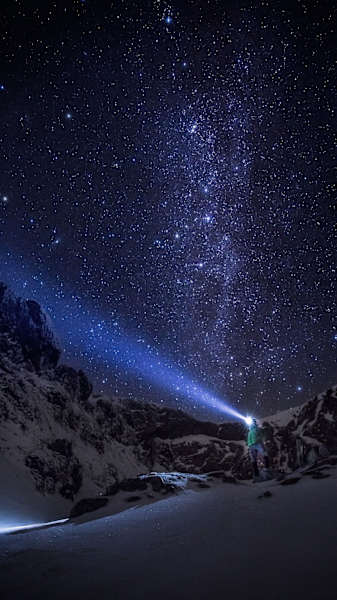 Milchstraße am Hochschwab in der Obersteiermark