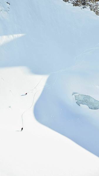 Pitztaler Gletscher: Abfahrt vom Linken Fernerkogel