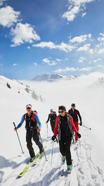 Rund um die Trattenbachalm: Skitour auf den Sonnwendkogel in den Kitzbüheler Alpen