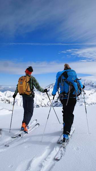 Skitour im Stubachtal: Hochfürleg in der Weißsee Gletscherwelt