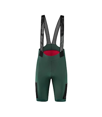 Löffler Radhose in Dunkelgrün aus der Gravel-Kollektion SKYS