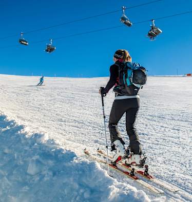 Pistentour auf die Gerlitzen Alpe bei Villach