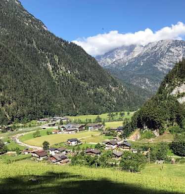 Das Bergsteigerdorf Weißbach bei Lofer im Salzburger Saalachtal