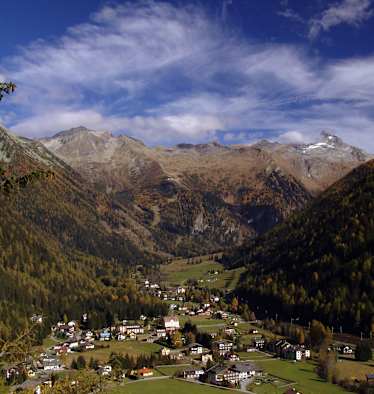 Blick auf Mallnitz und ins Seebachtal