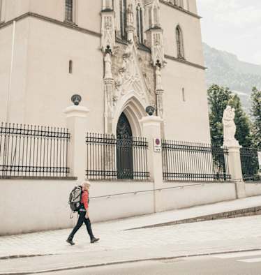 Start der Hüttenwanderung ins Gesäuse