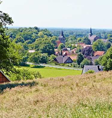 Blick auf Brochterbeck 