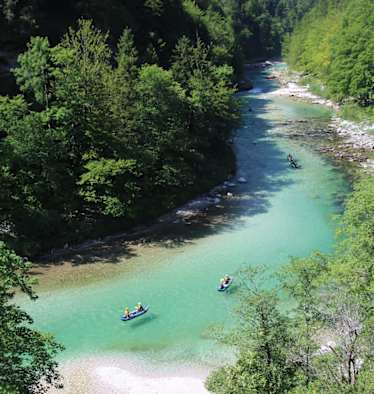 Kanufahren auf der Salza