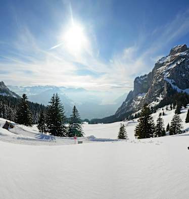 Skifahren rund um die Grossen Mythen