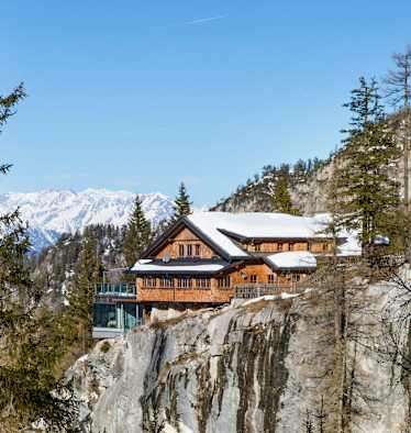 Die Dolomitenhütte (1.616 m) in Osttirol