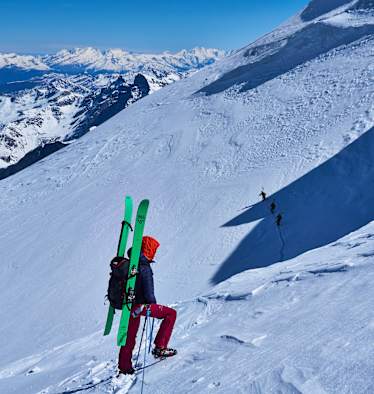 Le Défi: Grand Combin in den Walliser Alpen in der Schweiz