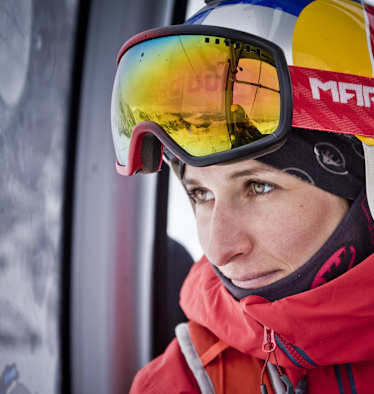 Freeride Doppel-Weltmeisterin Nadine Wallner 
