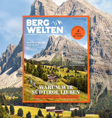 Überall im Zeitschriftenhandel: Das Bergwelten Magazin (Oktober/November 2018)