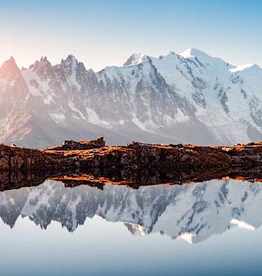 Mont Blanc von Lac Blanc