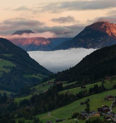 Alpbachtal am Morgen