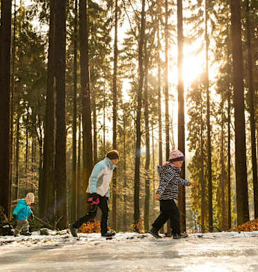 Winter Wandern am Altkönig im Taunus