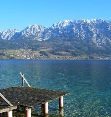 Attersee im Frühling
