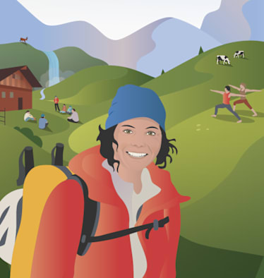 Unterwegs mit der österreichischen Alpinistin Gerlinde Kaltenbrunner