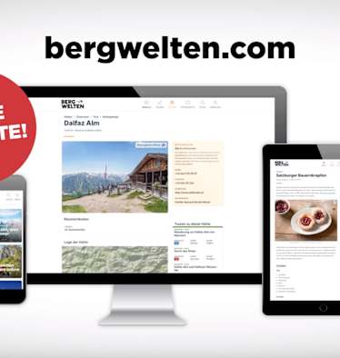 Bergwelten.com - jetzt für alle Geräte optimiert
