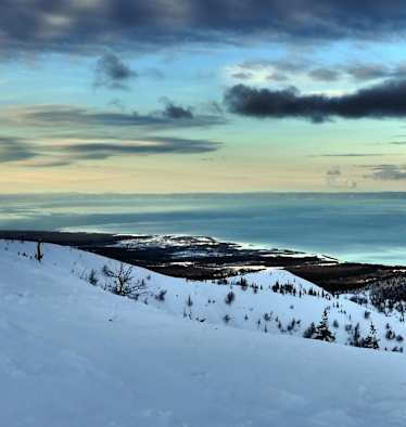 Skitouren Baikalsee Sibirien