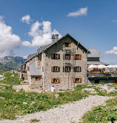 Stein auf Stein – massiv präsentiert sich der Bau des Prinz-Luitpold-Hauses