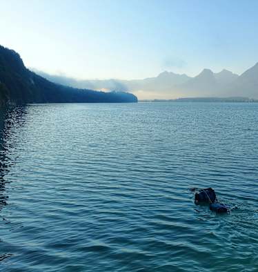 Klettertour Seenot Wolfangsee Bergwelten