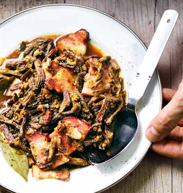 Dörrbohnen-Eintopf Wanderproviant