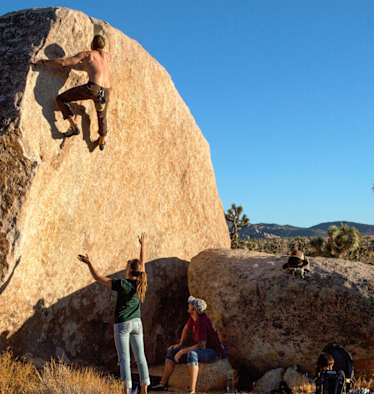 Klettern im Nationalpark Joshua Tree