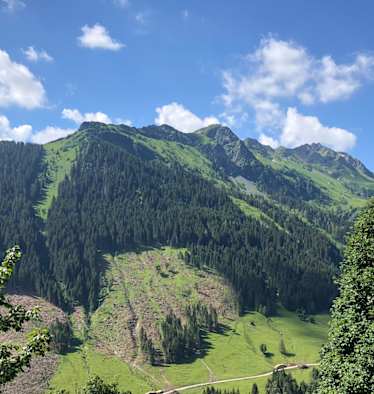 Ausblick auf Talschluss Hinterglemm