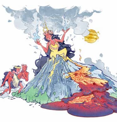 Vulkane: Mythen und Sagen rund um die fauchenden Berge