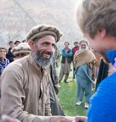 Simon Messner im oberen Bunar-Tal in Pakistan