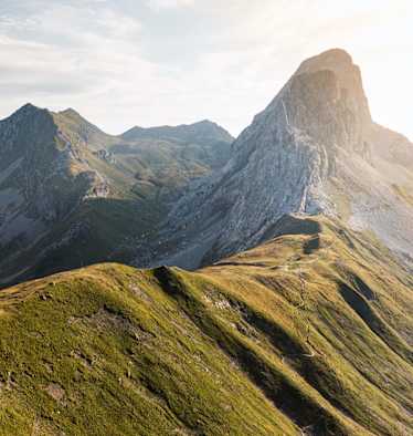 Unterwegs am Prättigauer Höhenweg im Rätikon