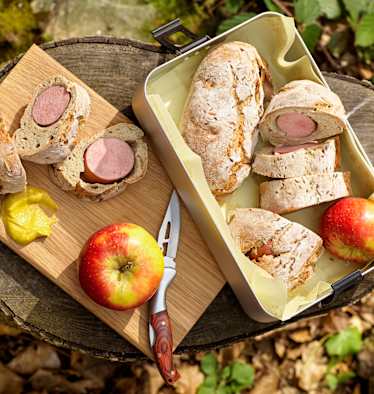 Cervelat im Brotteig