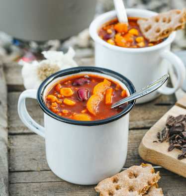 Outdoor-Rezept Chili