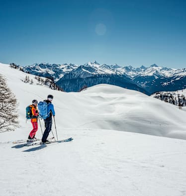Wintersport á la carte in Crans-Montana