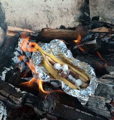 Marshmallows Lagerfeuer