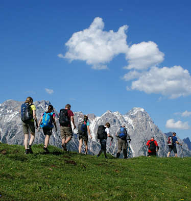 Teilnehmer des Stoabergmarsches